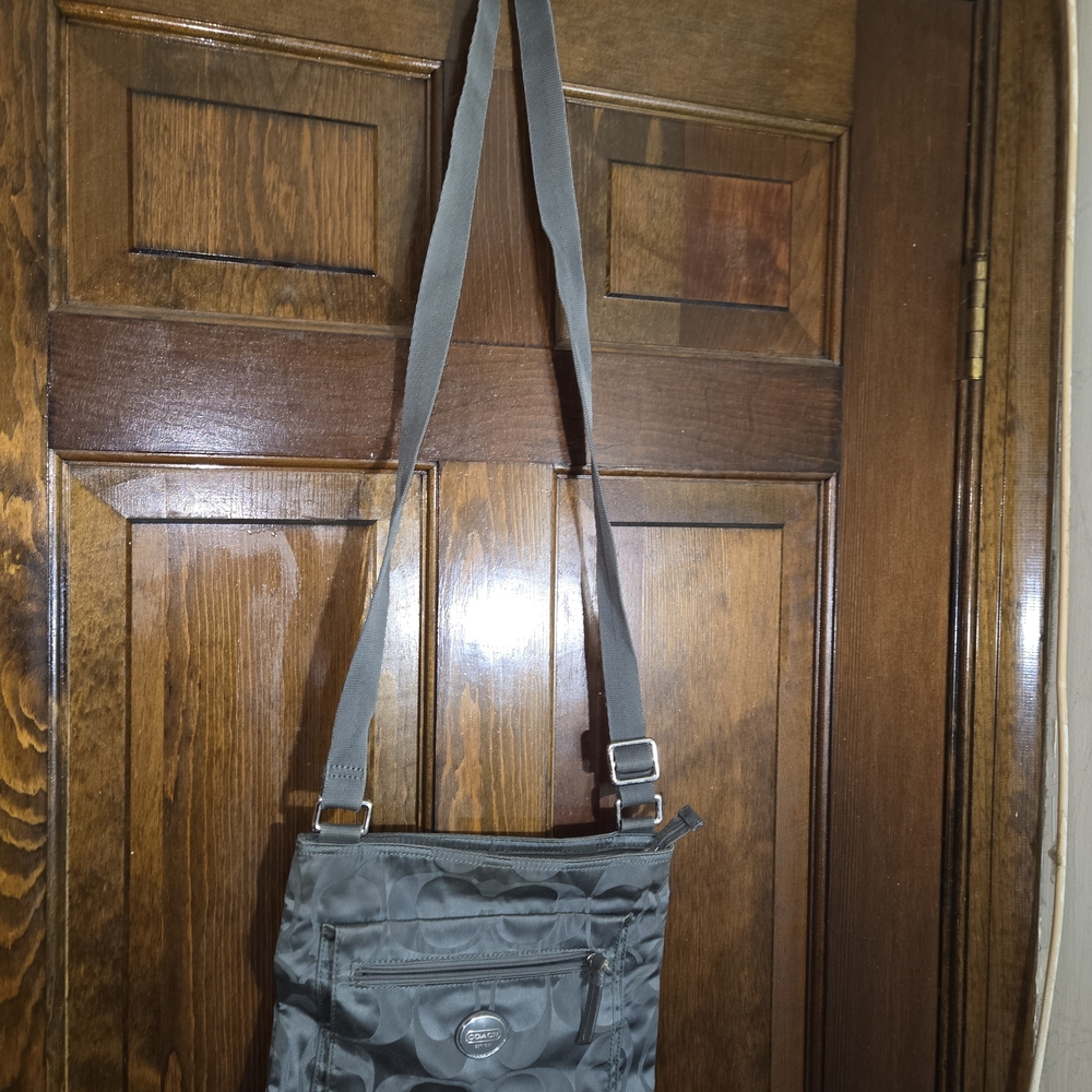 Coach Gray Messenger Bag